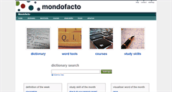 Desktop Screenshot of mwww.mondofacto.com