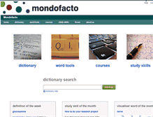 Tablet Screenshot of mwww.mondofacto.com